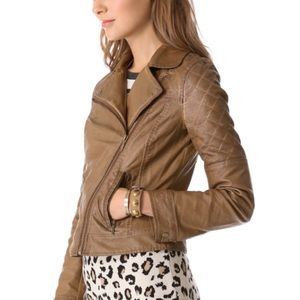 BB Dakota vegan leather motor jacket